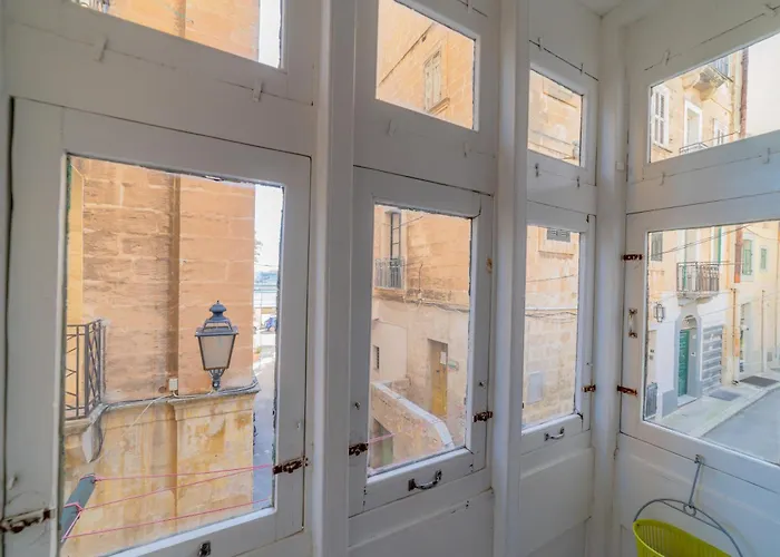 Typical Maltese Town House Just Outside Valletta *